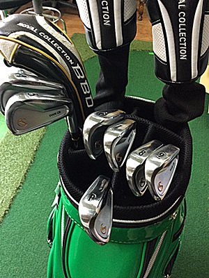 新しいクラブセット, the latest golf clubs by HONEST
